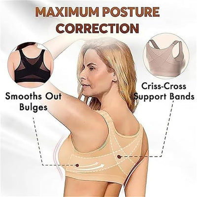 Comfy Posture Correction Wireless Front Open Bra