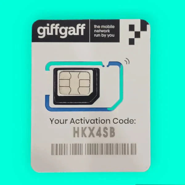 GiffGaff UK Sim Card in Pakistan for Tiktok Live